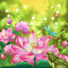 fantasy nature flower dragonfly garden fantasy nature flower dragonfly garden