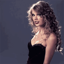 swiftie taylor swift curly hair smile pretty