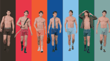 rainbow gay sexy guy man of all seasons underwear