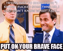 Brave Face GIF - Brave Face Michael GIFs