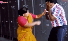 Telangana Sakuntala Beating Sunil Angry GIF - Telangana Sakuntala Beating Sunil Telangana Sakuntala Beating GIFs