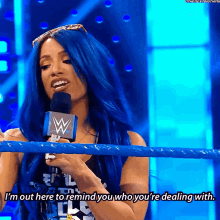 Sasha Banks Out Here To Remind You Who Youre Dealing With GIF - Sasha Banks Out Here To Remind You Who Youre Dealing With Wwe GIFs