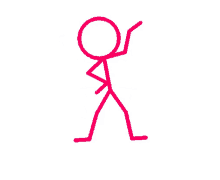 stick figure dancing