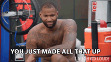 You Just Made All That Up Demarcus Cousins GIF - You Just Made All That Up Demarcus Cousins Cold As Balls GIFs