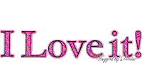 I Love It Heart Sticker - I Love It Love Heart Stickers