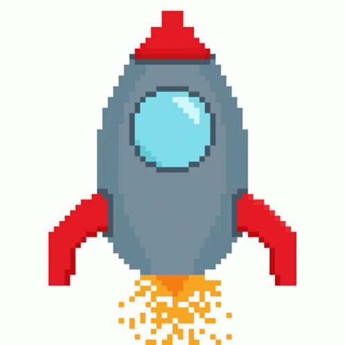 Rocket Fly Sticker - Rocket Fly Space - Discover & Share GIFs