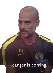 danger is coming pep guardiola trouble watch out watch your back