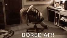 Buffy Chair Naughty GIF - Buffy Chair Naughty Spinning GIFs