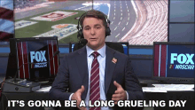 Its Gonna Be A Long Grueling Day Nascar GIF - Its Gonna Be A Long Grueling Day Nascar Cup Series Charlotte GIFs