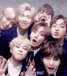 Love You Bts GIF - Love You Bts Picture Time GIFs