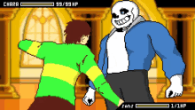 Standing Here I Realize Chara GIF - Standing Here I Realize Chara Sans GIFs