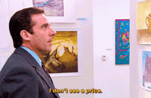 the office michael scott i dont see a price priceless art
