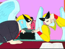 Harvey Birdman Peanut GIF - Harvey Birdman Peanut Squeamish GIFs