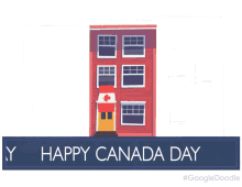 happy canada day canada day google doodles july1 july1st