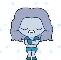 Cold Freezing Sticker - Cold Freezing Shivering Stickers