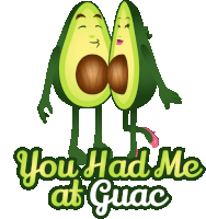 You Had Me At Guac Avocado Adventures Sticker - You Had Me At Guac Avocado Adventures Joypixels Stickers