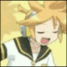 Len Kagamine Vocaloid GIF - Len Kagamine Len Vocaloid GIFs