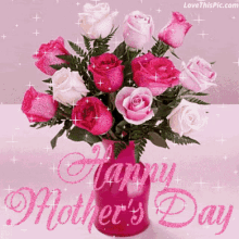 Happy Mothers Day Sparkle GIF - Happy Mothers Day Sparkle Roses GIFs