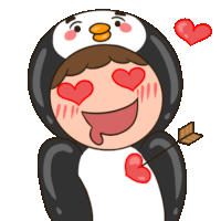 Person Penguin Boy Sticker - Person Penguin Boy Cute Stickers