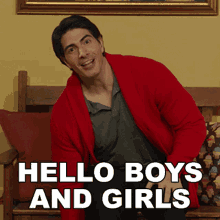 Hello Boys And Girls Brandon Routh GIF - Hello Boys And Girls Brandon Routh Ray Palmer GIFs