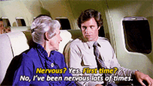 Airplane Nervous GIF - Airplane Nervous First Time GIFs