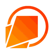progressio creative logo shake orange