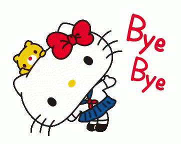 Hello Kitty Bye Bye GIF - Hello Kitty Bye Bye GIFs