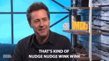 That Kind Of Nudge Nudge Wink Wink Poke GIF - That Kind Of Nudge Nudge Wink Wink Poke Signaling GIFs