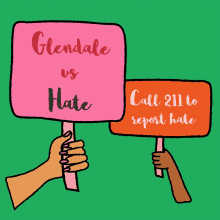 Glendale Vs Hate Odio GIF - Glendale Vs Hate Glendale Odio GIFs