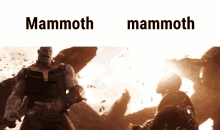 thanos ironman mammoth