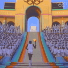 Torchbearer International Olympic Committee250days GIF - Torchbearer International Olympic Committee250days Olympic Flame GIFs