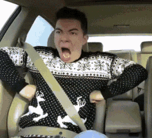 Christmas Singing GIF - Christmas Singing In The Car GIFs