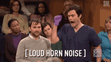 loud horn noise bill hader saturday night live snl