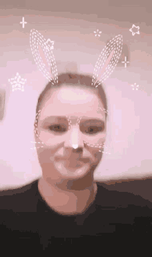 Bunny Filter Selfie GIF - Bunny Filter Selfie Smiling GIFs