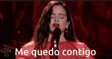 Rosalía Me Quedo Contigo GIF - Rosalía Me Quedo Contigo Goya GIFs