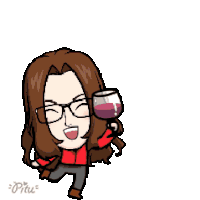 Wine Cheers Sticker - Wine Cheers Drinking Stickers