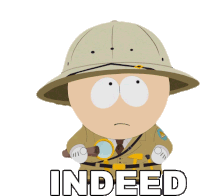 Indeed Butters Stotch Sticker - Indeed Butters Stotch South Park Stickers