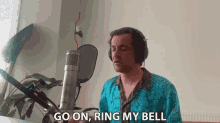 Go On Ring My Bell Josef Salvat GIF - Go On Ring My Bell Josef Salvat Call On Me GIFs