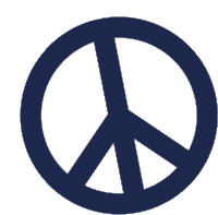 Love Peace Sticker - Love Peace Demo Stickers