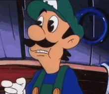 Luigi Eating Furiously GIF - Luigi Eating Hungry GIFs