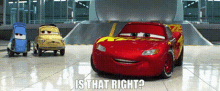 cars lightning mcqueen is that right are you sure cars3