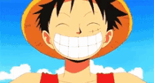 luffy laughing one piece lol lmao