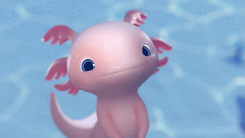 Axolotl Cute Gif Axolotl Cute Smile Descubre Comparte Gifs