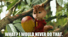 Alvin And The Chipmunks What GIF - Alvin And The Chipmunks What I Would Never Do That GIFs