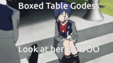 Boxed Table Boxed Table Godess GIF - Boxed Table Boxed Table Godess Look At Her Go GIFs