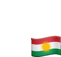 Kurdistan Flags Sticker - Kurdistan Flags Flag Of Kurdistan Stickers