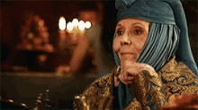 olenna tyrell queen of thorns game of thrones go t hbo stare