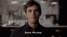 Mic Drop GIF - Mic Drop Boom GIFs