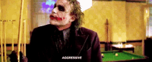 Agressive The Joker GIF - Agressive The Joker Heath Ledger GIFs