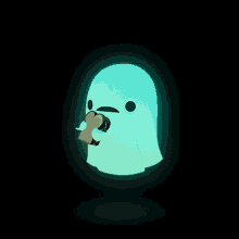 Ghost Phosphorescent Ghost Cute GIF - Ghost Phosphorescent Ghost Ghost Cute GIFs